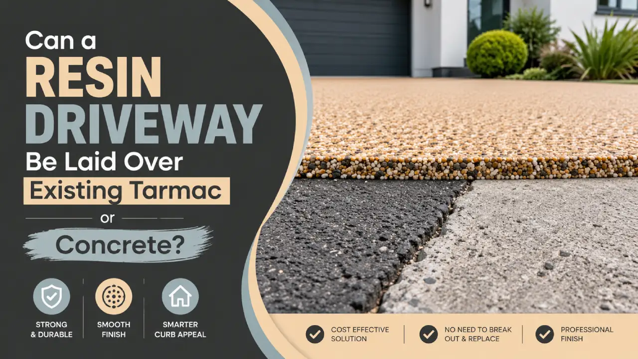 Resin Driveway Over Tarmac or Concrete